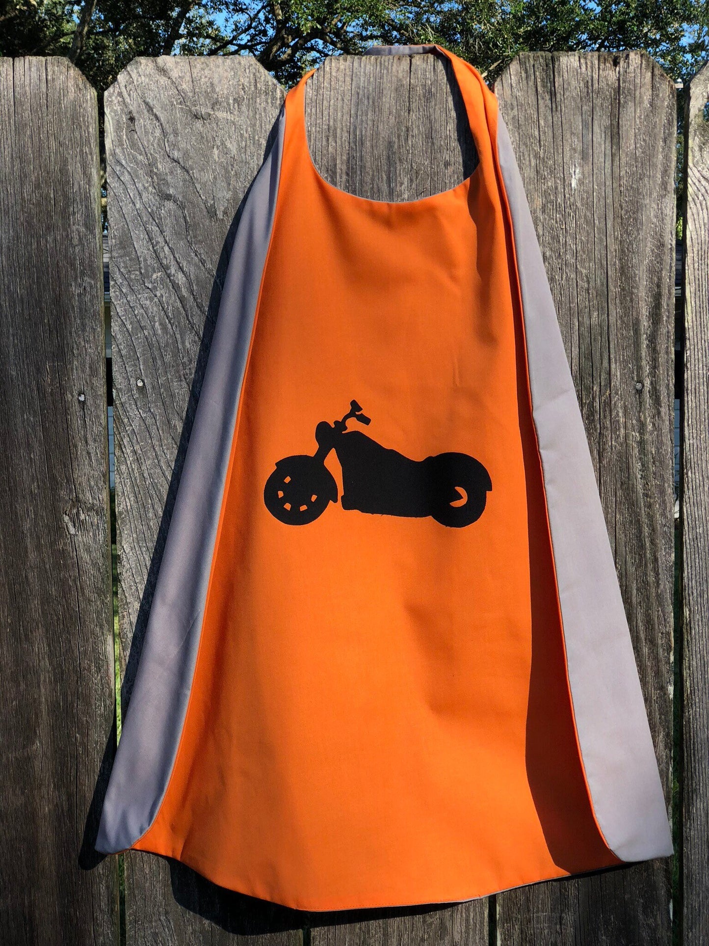 Custom Motorcycle Cape - Handmade and Reversible