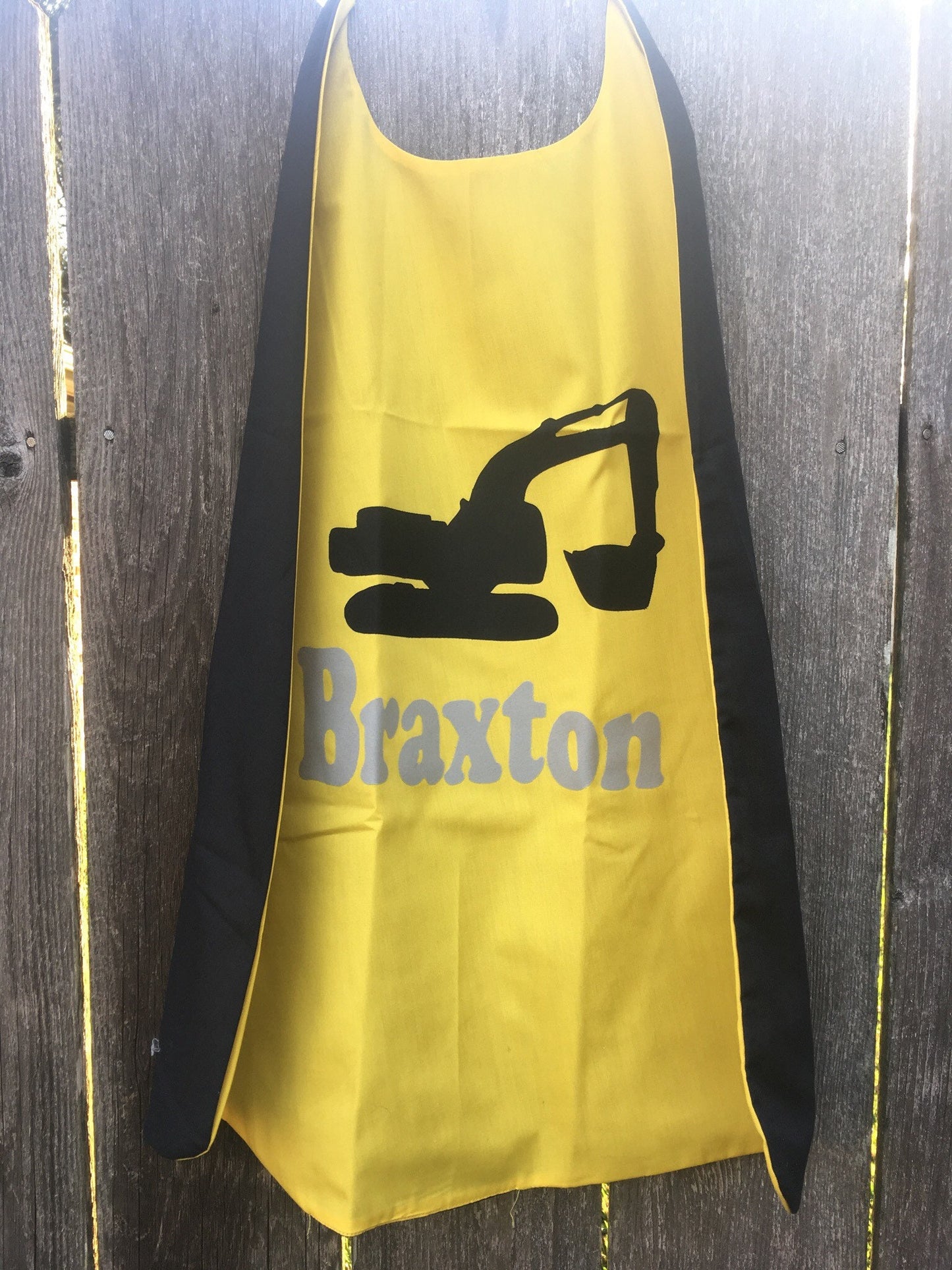 Custom Excavator Cape - Handmade and Reversible