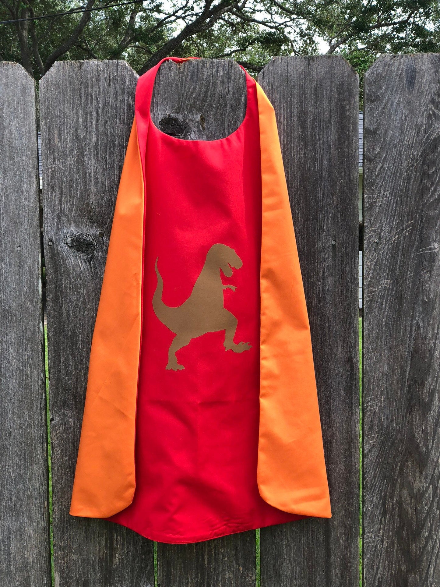 Custom T-Rex Cape - Handmade and Reversible