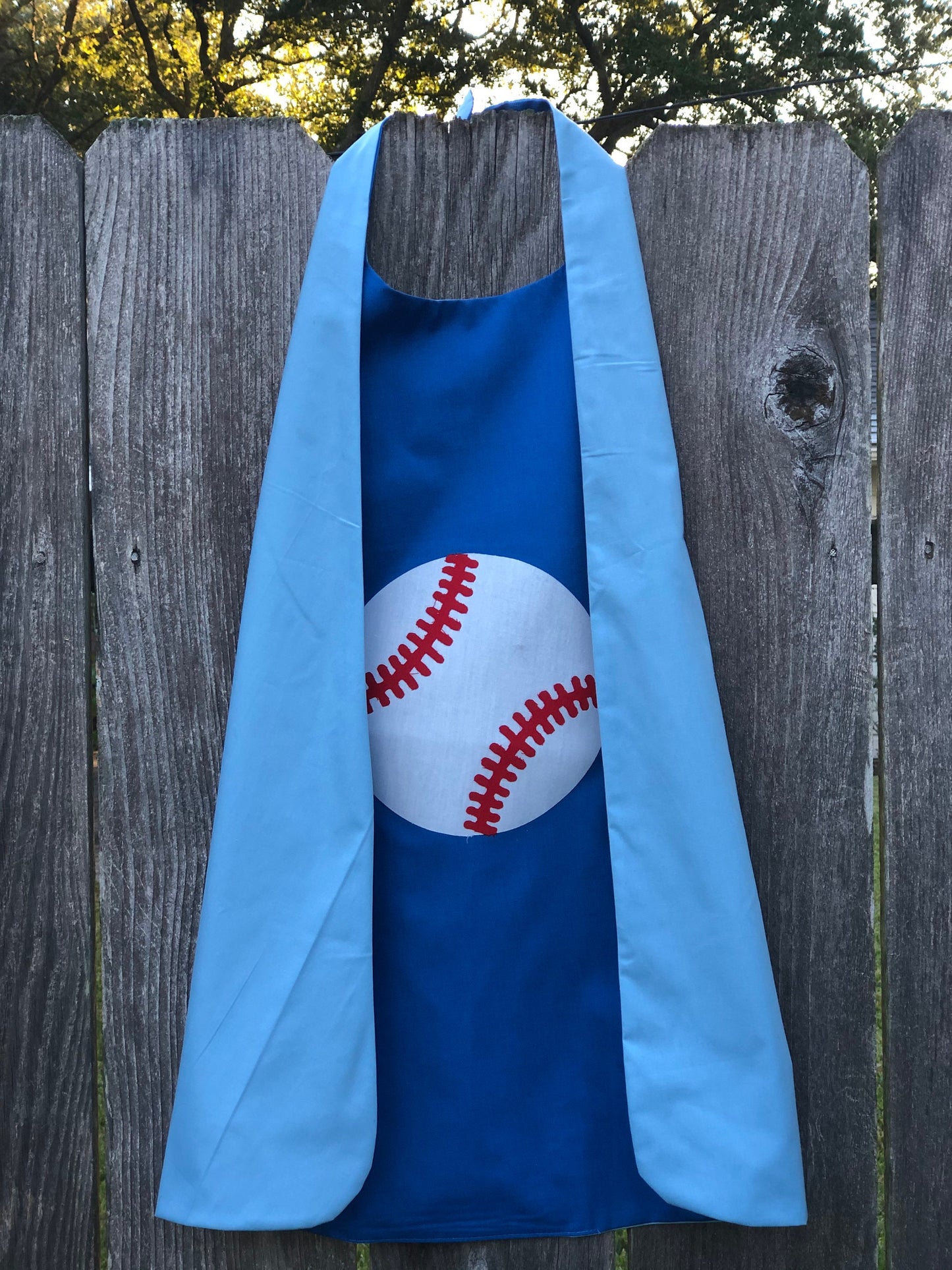 Baseball Cape - Handmade and Reversible