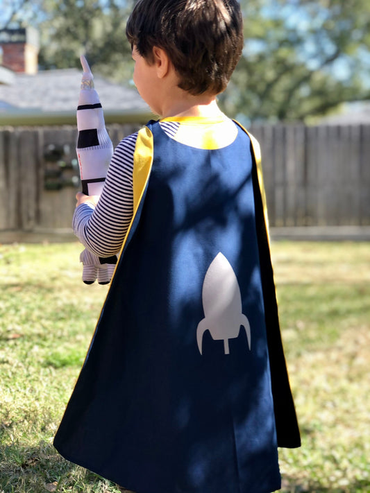 Custom Rocket Cape - Handmade and Reversible