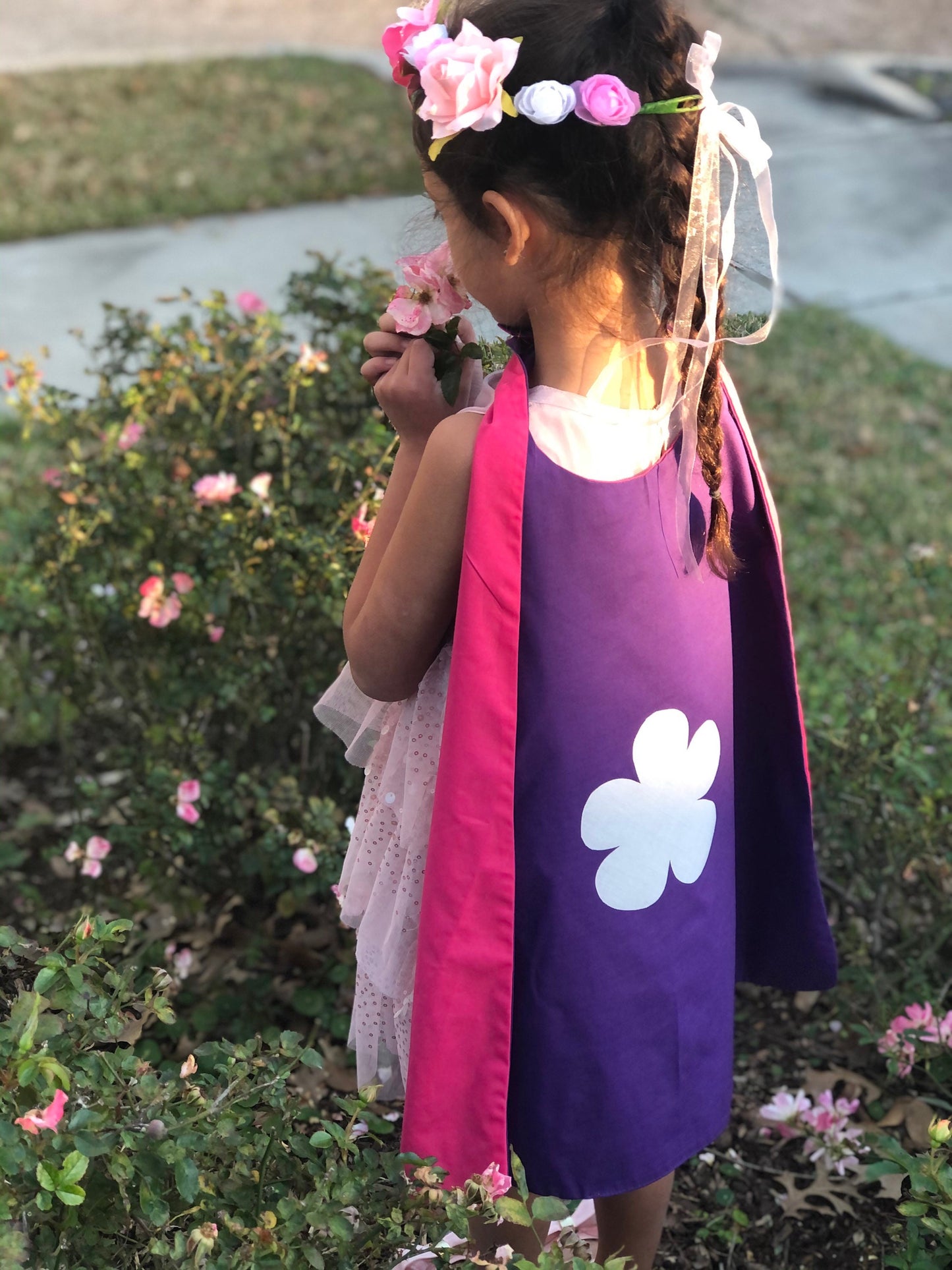 Custom Flower Cape - Handmade and Reversible