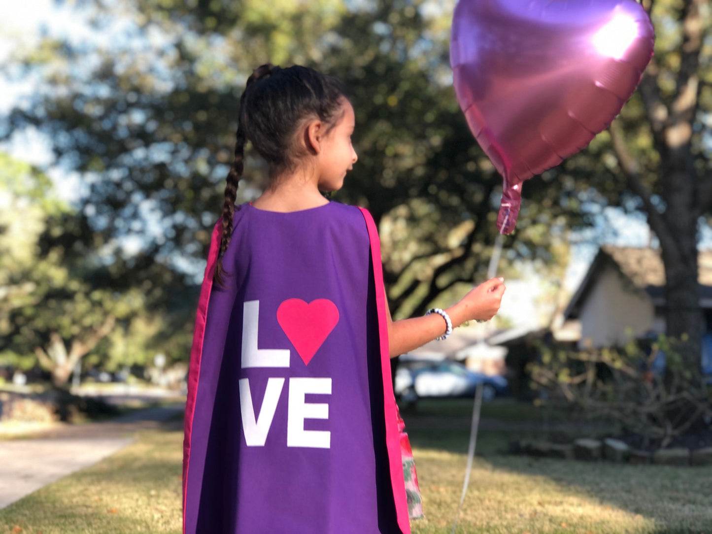 Custom LOVE Cape - Handmade and Reversible