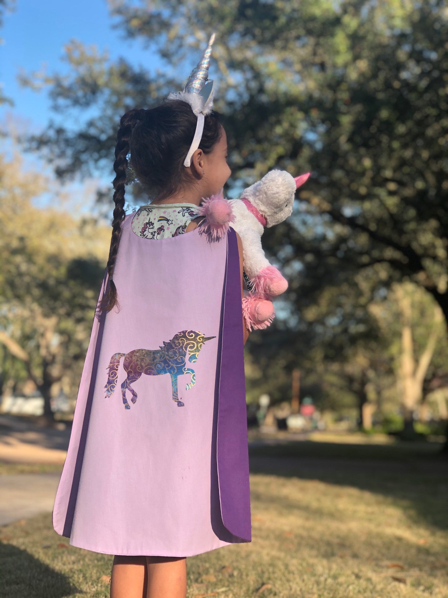 Custom Kid's Unicorn Cape - Handmade and Reversible