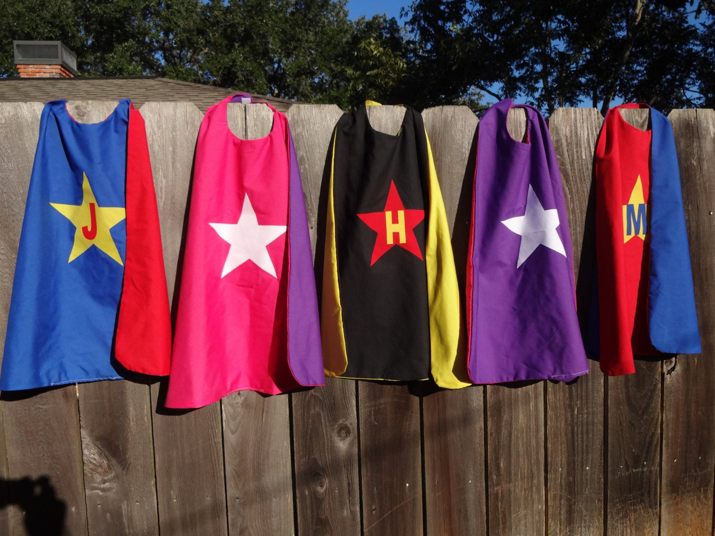 Custom Kid's Star Cape - Handmade and Reversible