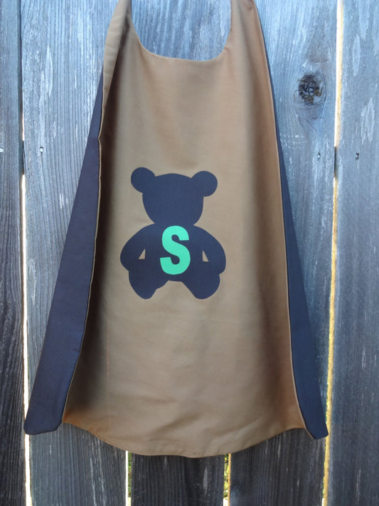 Custom Kid's Teddy Bear Cape - Handmade and Reversible