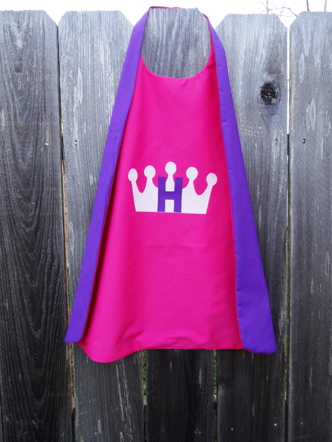 Custom Kid's Tiara Princess Cape - Handmade and Reversible