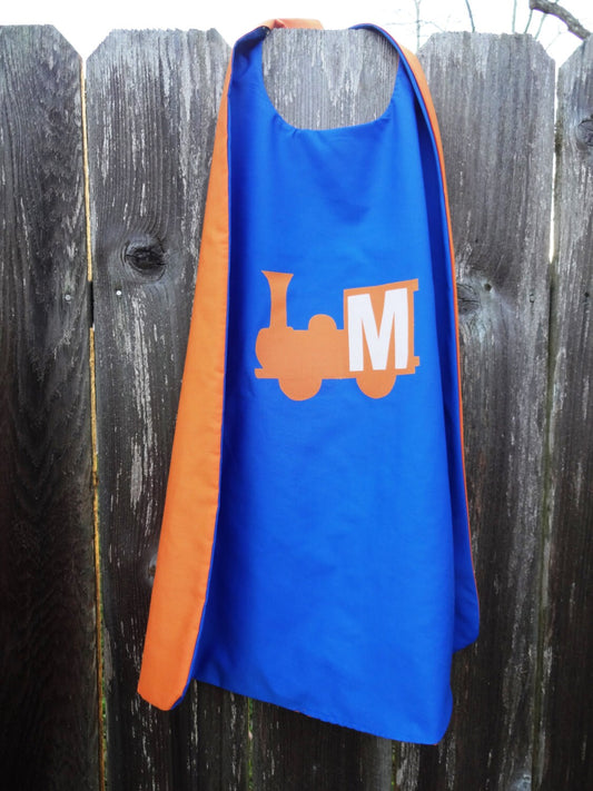 Custom Train Cape - Handmade and Reversible