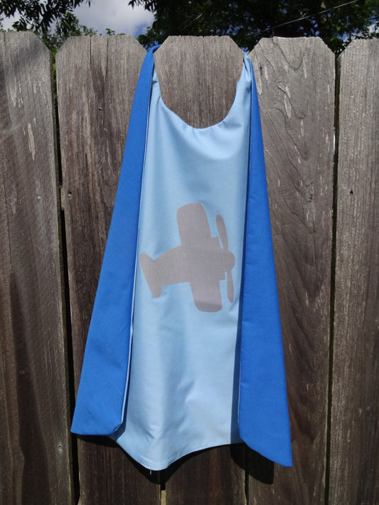 Airplane Cape - Handmade and Reversible